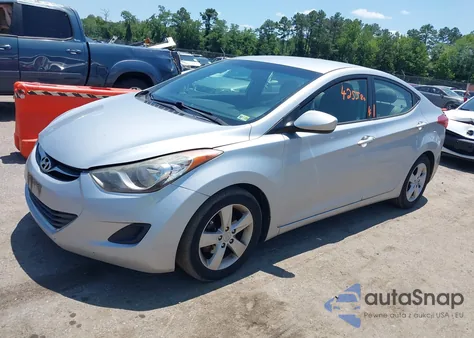 2013 Hyundai Elantra Gls из США, поврежденный, VIN 5NPDH4AEXDH426797